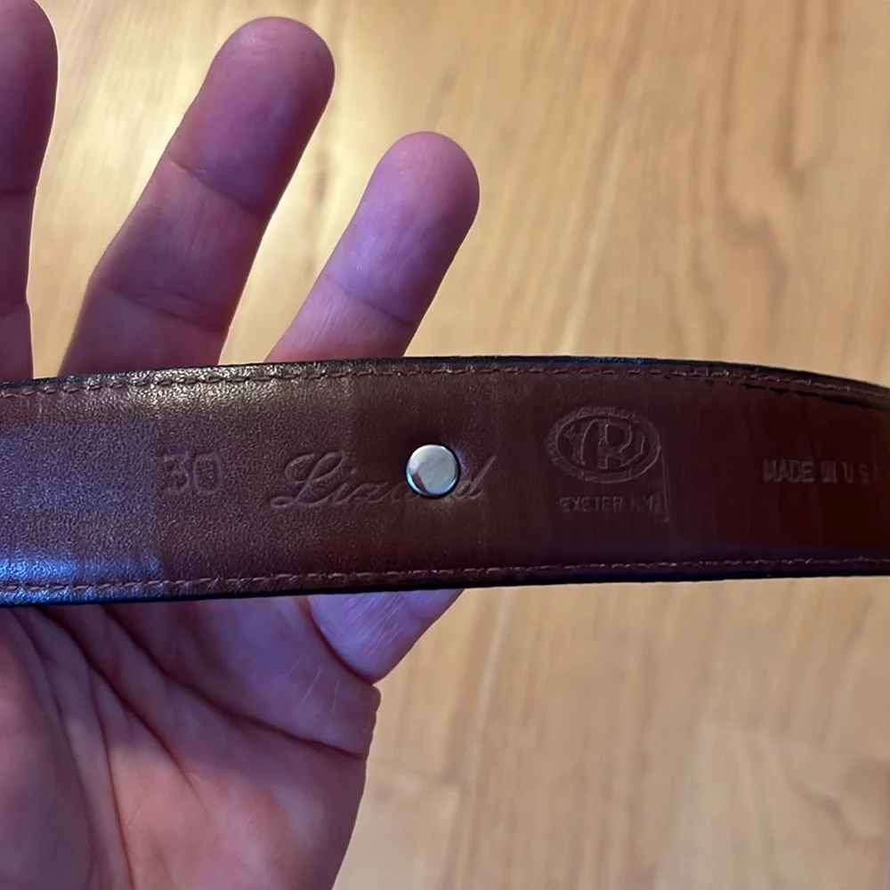 YRI lizard belt NWT made in USA Ryder Cup size 30 concho golf